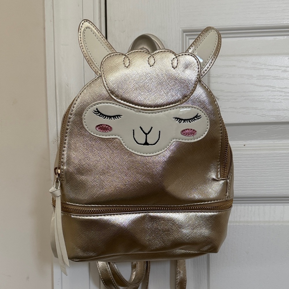 Under One Sky Gold Sheep Mini Backpack
